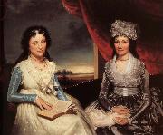 Ralph Earl Mother and her Daughter oil